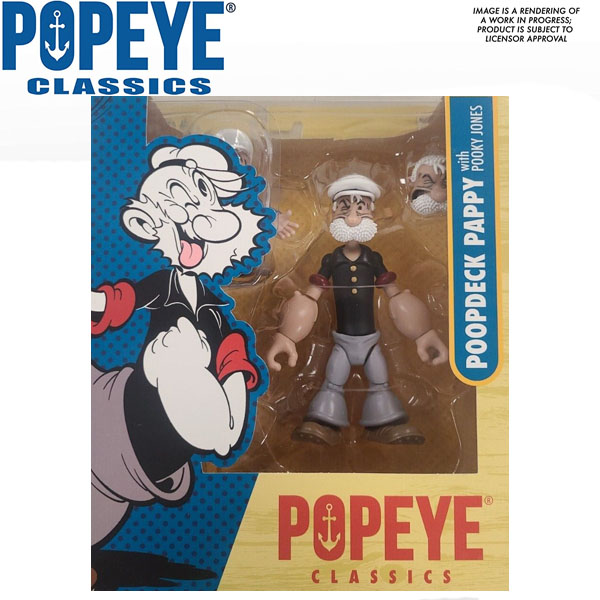 Boss Fight Studio Popeye Classics Poopdeck Pappy and Pooky Jones Figure